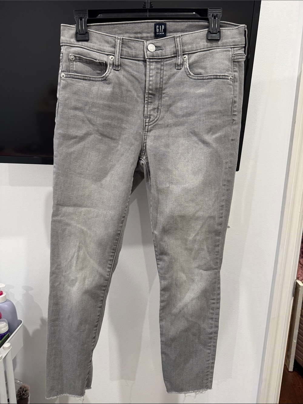 GAP Women's Light Gray Ankle Skinny Jeans SZ 30 New no tags